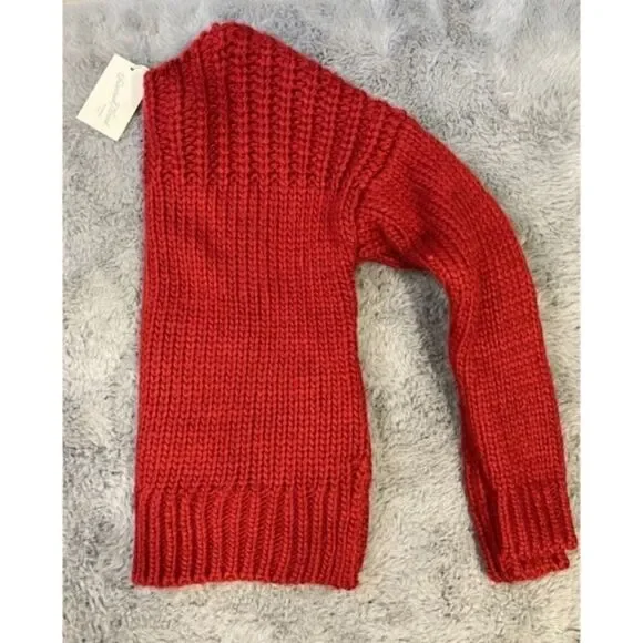 Universal thread red chunky knit sweater - Picture 3 of 4
